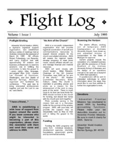 Flight Log Newsletter - 1995