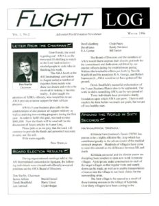 Flight Log Newsletter - 1996