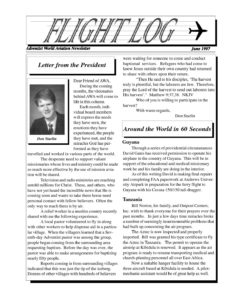 Flight Log Newsletter 2nd Quarter - 1997