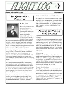 Flight Log Newsletter 2nd Quarter - 1998