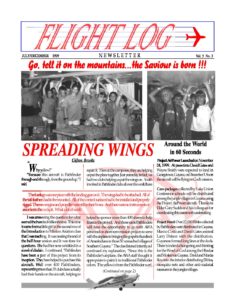 Flight Log Newsletter 3rd/4th Quarter - 1999