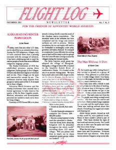 Flight Log Newsletter 4th Quarter - 2001