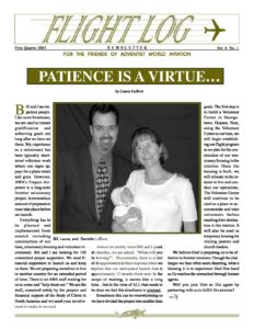 Flight Log Newsletter 1st Quarter - 2003