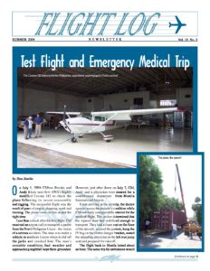 Flight Log Newsletter 3rd Quarter - 2005