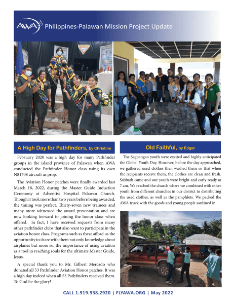 Philippines-Palawan Mission Project Update