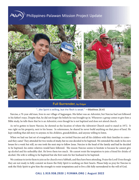 Philippines-Palawan Mission Project Update